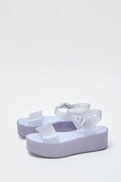 Mar in Clear Glitter and Lilac