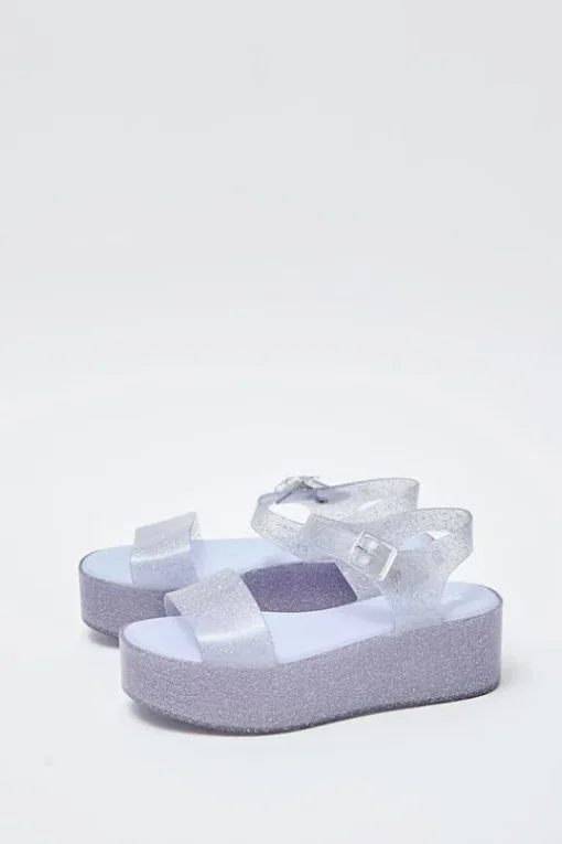Mar in Clear Glitter and Lilac