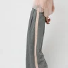 Margot Trouser in Grey and Pale