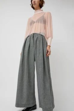 Margot Trouser in Grey and Pale