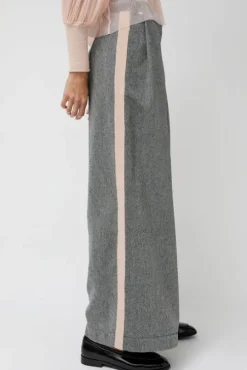 Margot Trouser in Grey and Pale