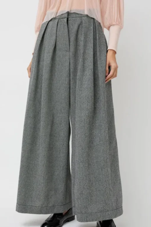 Margot Trouser in Grey and Pale