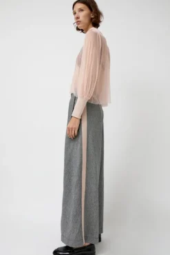 Margot Trouser in Grey and Pale