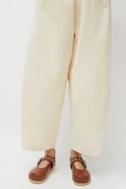 Maryjane Clog on Flat Bendable Base in British Tan