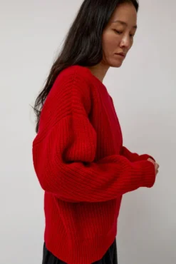 Mea Pullover in Red