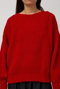 Mea Pullover in Red