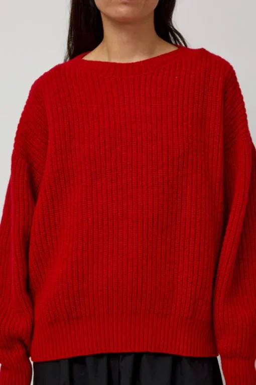 Mea Pullover in Red