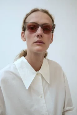Memphis Sunglasses in Grey and Orange