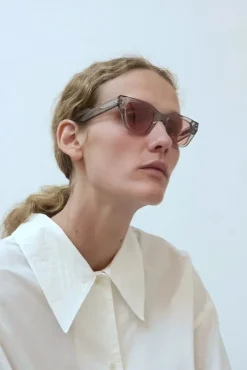 Memphis Sunglasses in Grey and Orange
