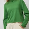 Merino Turtleneck Sweater in Herba