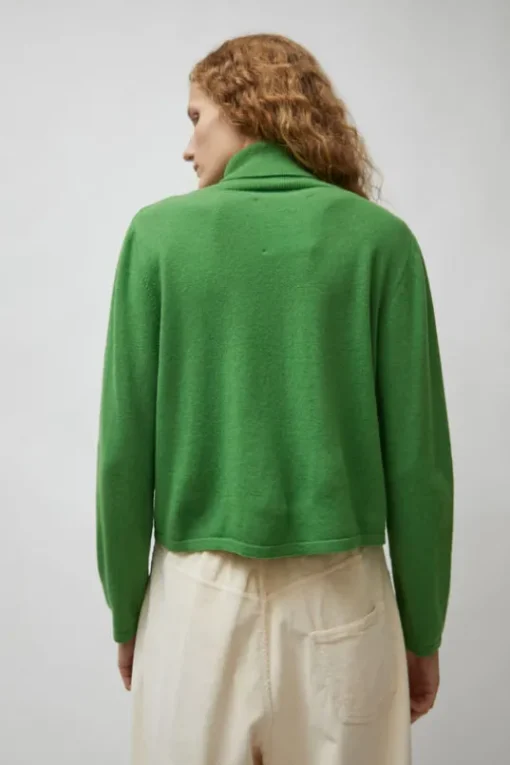 Merino Turtleneck Sweater in Herba