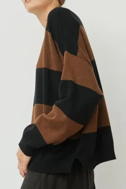 Merino Wool Sweater in Stripe