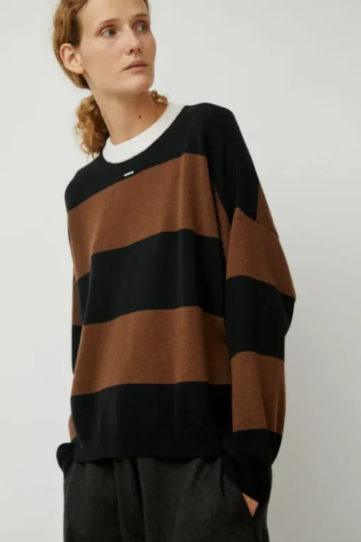 Merino Wool Sweater in Stripe