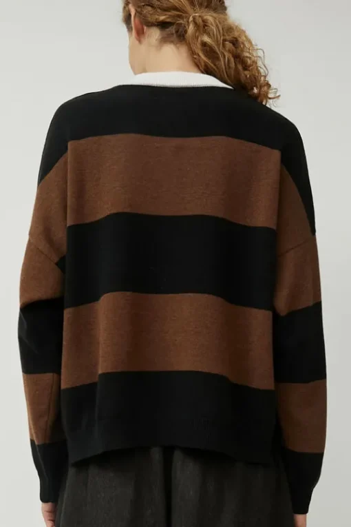Merino Wool Sweater in Stripe