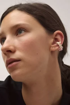 Merry Me Earcuff in White