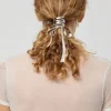 Metal Bow Clip in Silver