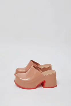 Mia Mule in Brown and Red