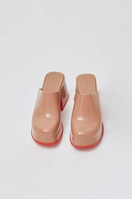 Mia Mule in Brown and Red