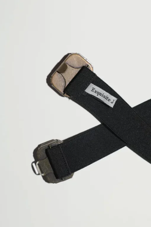 Micro Crystals Belt in Camel