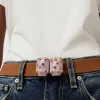 Micro Crystals Belt in Lilac