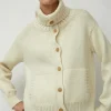 Mila Cardigan in Ivory