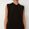 Milano Vest in Ebony