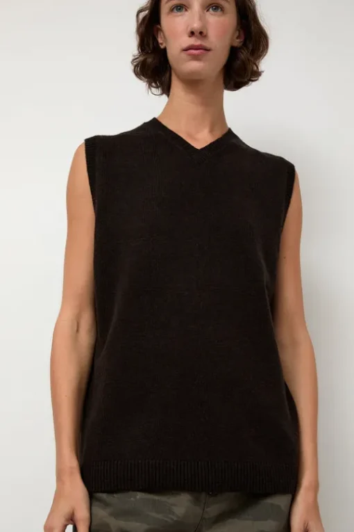 Milano Vest in Ebony