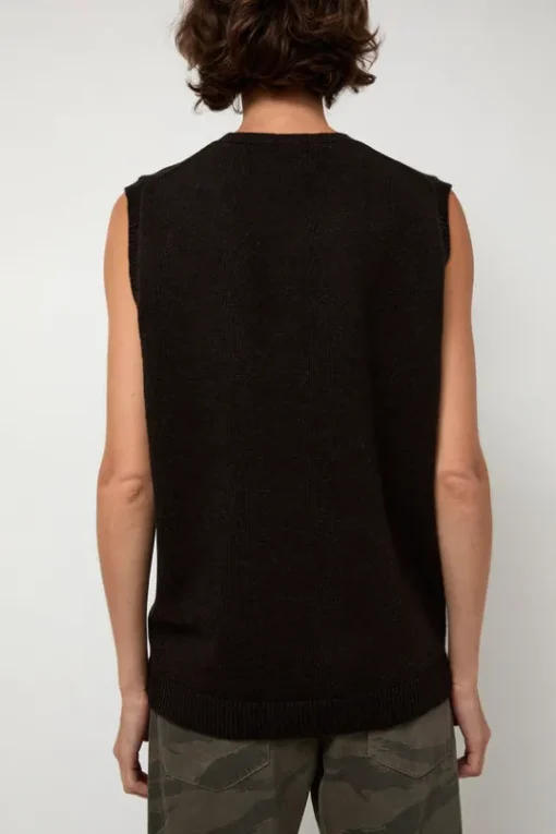 Milano Vest in Ebony