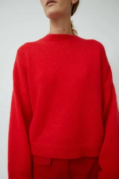 Mohair Sweater in Red