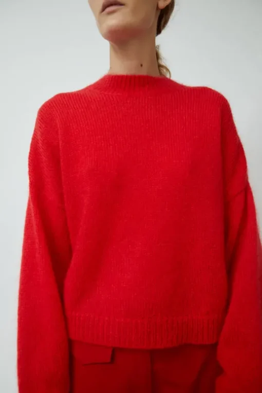 Mohair Sweater in Red
