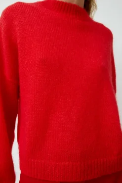 Mohair Sweater in Red
