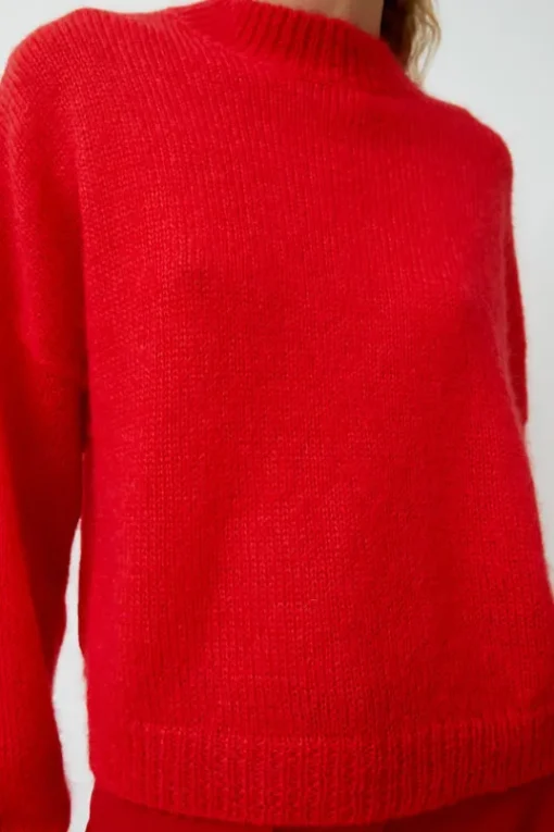 Mohair Sweater in Red