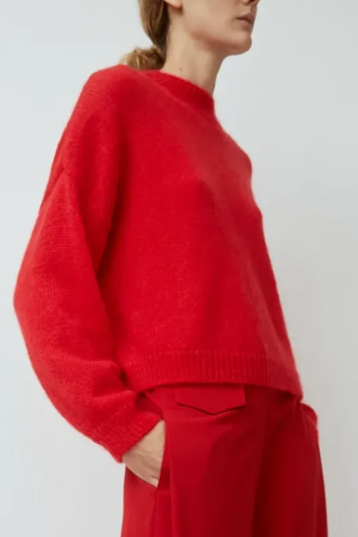 Mohair Sweater in Red