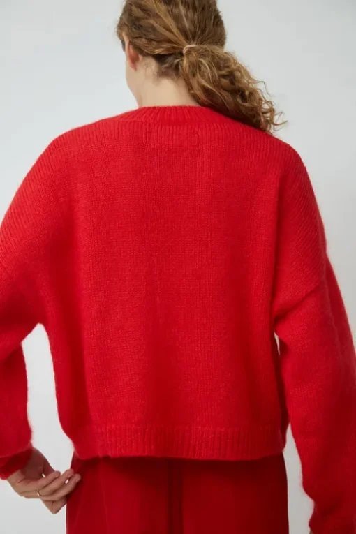 Mohair Sweater in Red