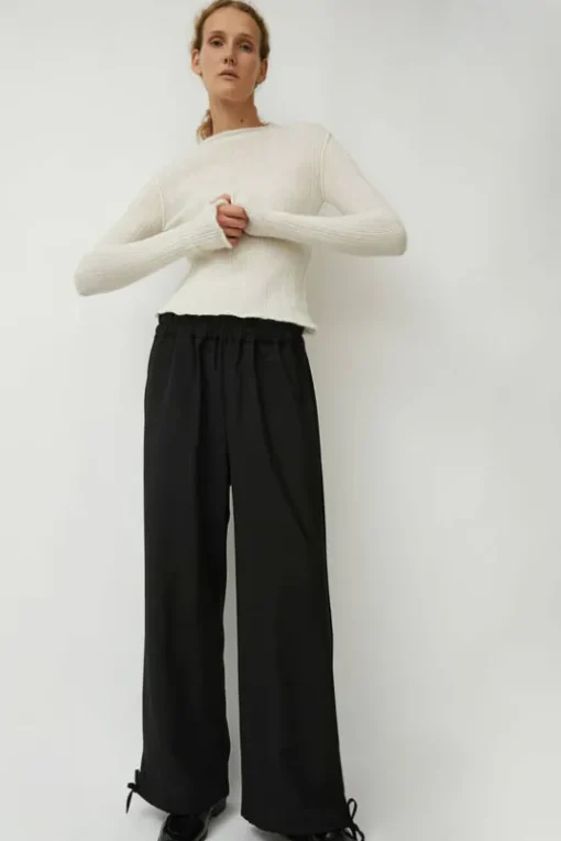 Negi Pants in Black