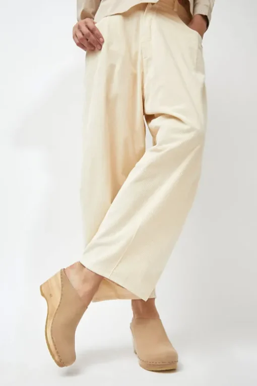 New School Clog on Wedge in Bone