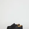 Nyons Shoe in Lisse Noir Poils Noir