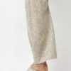 Old School Clog on High Heel in Chalk Suede