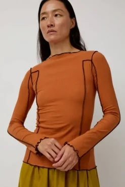 Omato Long Sleeve in Dre Orange