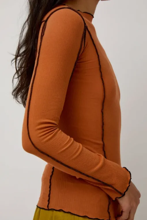 Omato Long Sleeve in Dre Orange