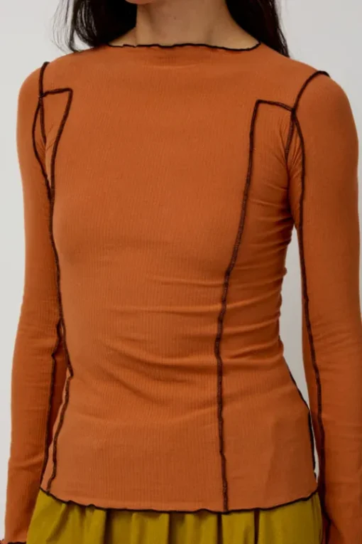 Omato Long Sleeve in Dre Orange