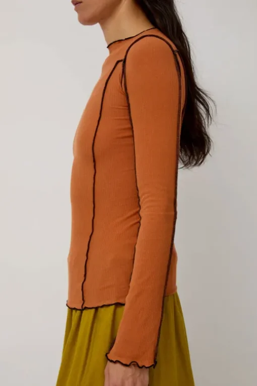 Omato Long Sleeve in Dre Orange
