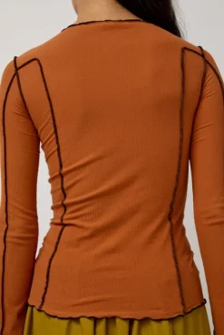 Omato Long Sleeve in Dre Orange