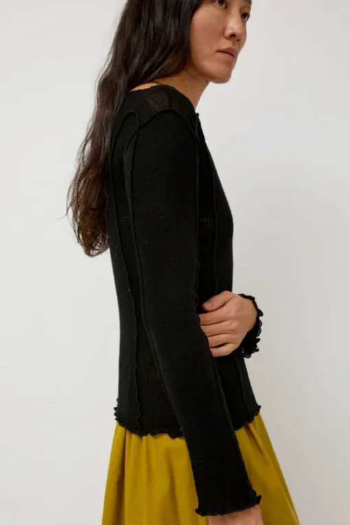 Omato Wool Long Sleeve in Black