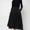 Origami Skirt in Black