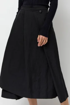 Origami Skirt in Black