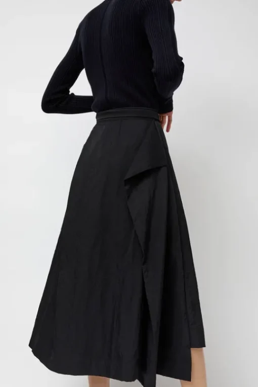 Origami Skirt in Black