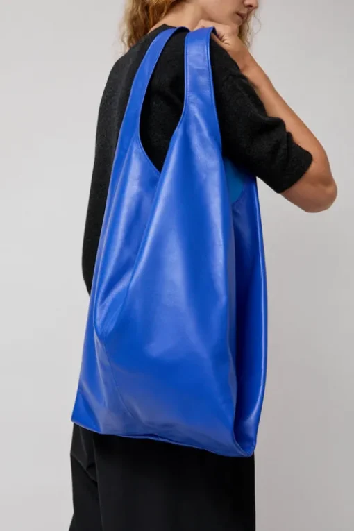 Oversize XL Shopper Bag in Electric Blue