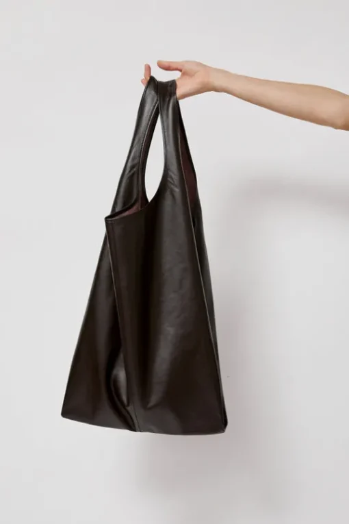 Oversize XL Shopper Bag in Braun