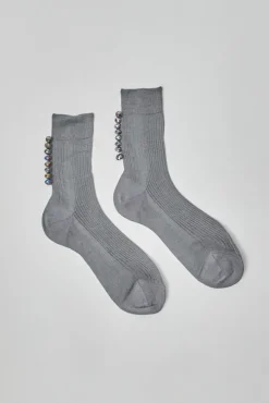 Oysters Socks in Argento